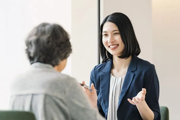 個別相談の様子