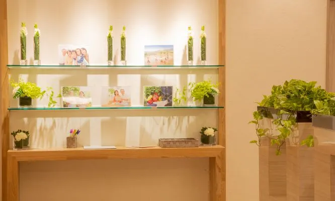 メモリアルコーナーの様子