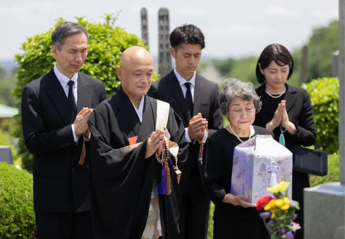 御納骨・四十九日の様子