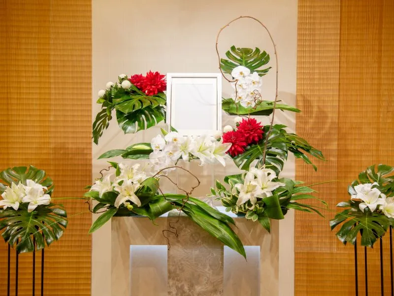 オーダーメイドの生花アレンジメント