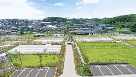 公園墓地　川井聖苑の外観