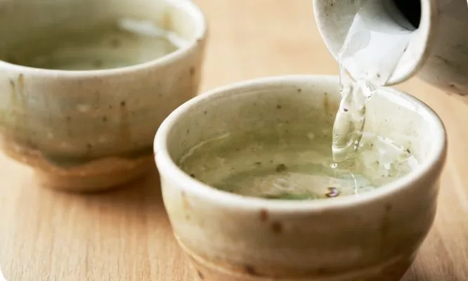 ご会食時獄杯日本酒サービス