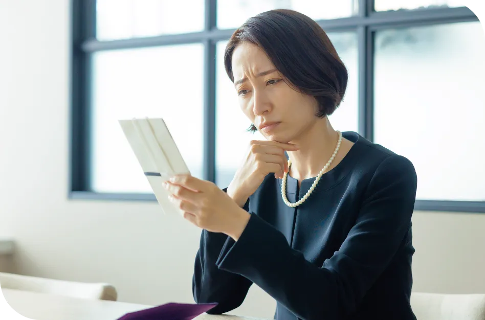 法事法要の準備で困った様子