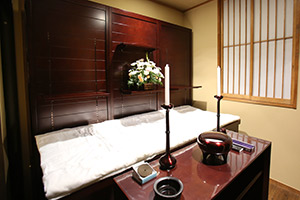 面会自由な個室のご安置室