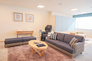 ホテルのような親族控室でゆったりと