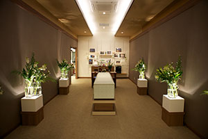 ご会葬者も故人様と対面できる「ビジテーションルーム」