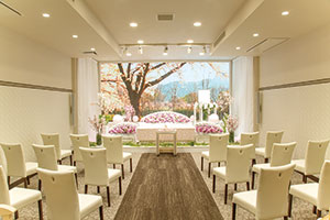 LEDビジョンで故人様らしいお式を