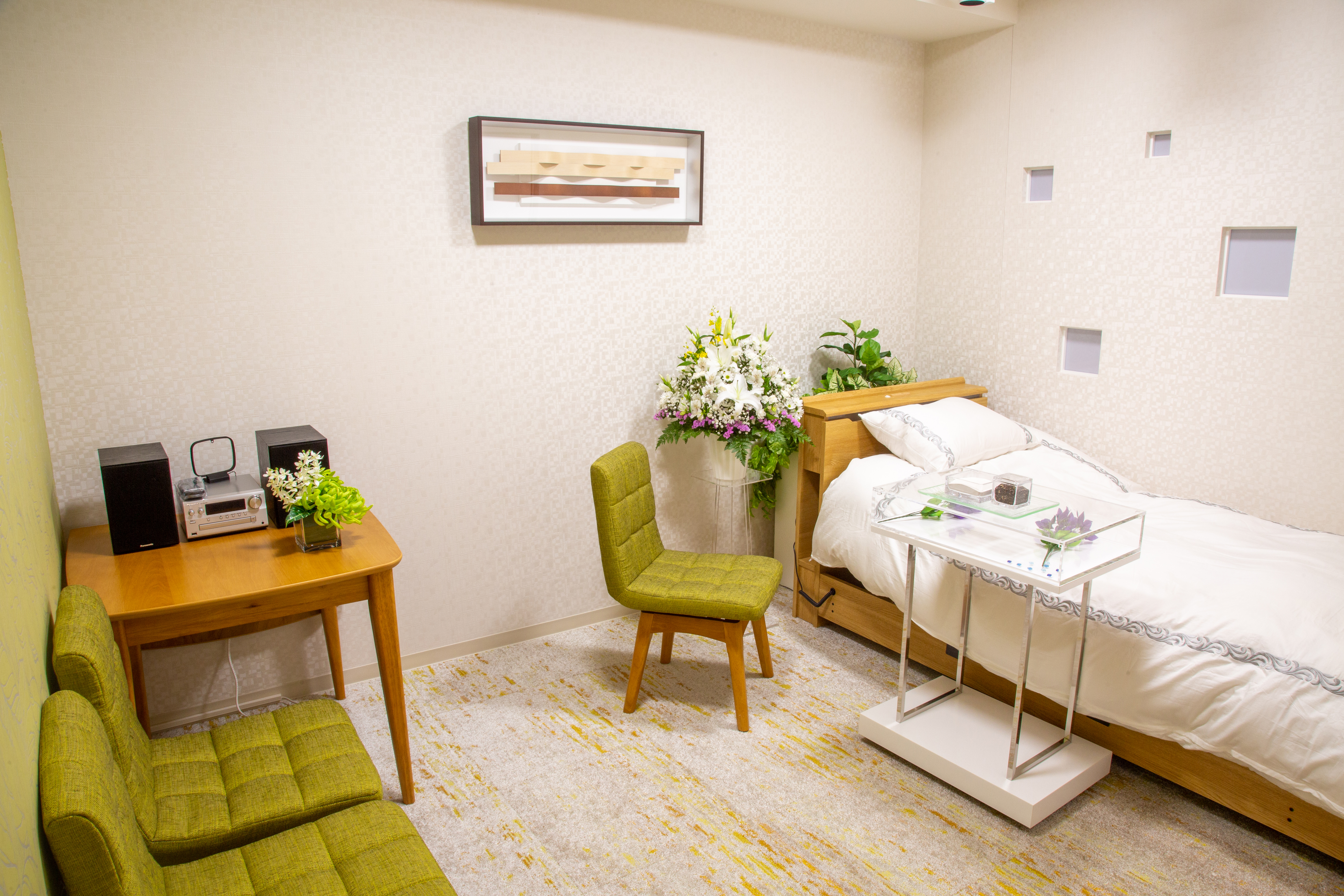 「寝室」をイメージしたご安置室