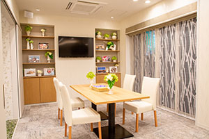 思い出を振り返るメモリアルルーム