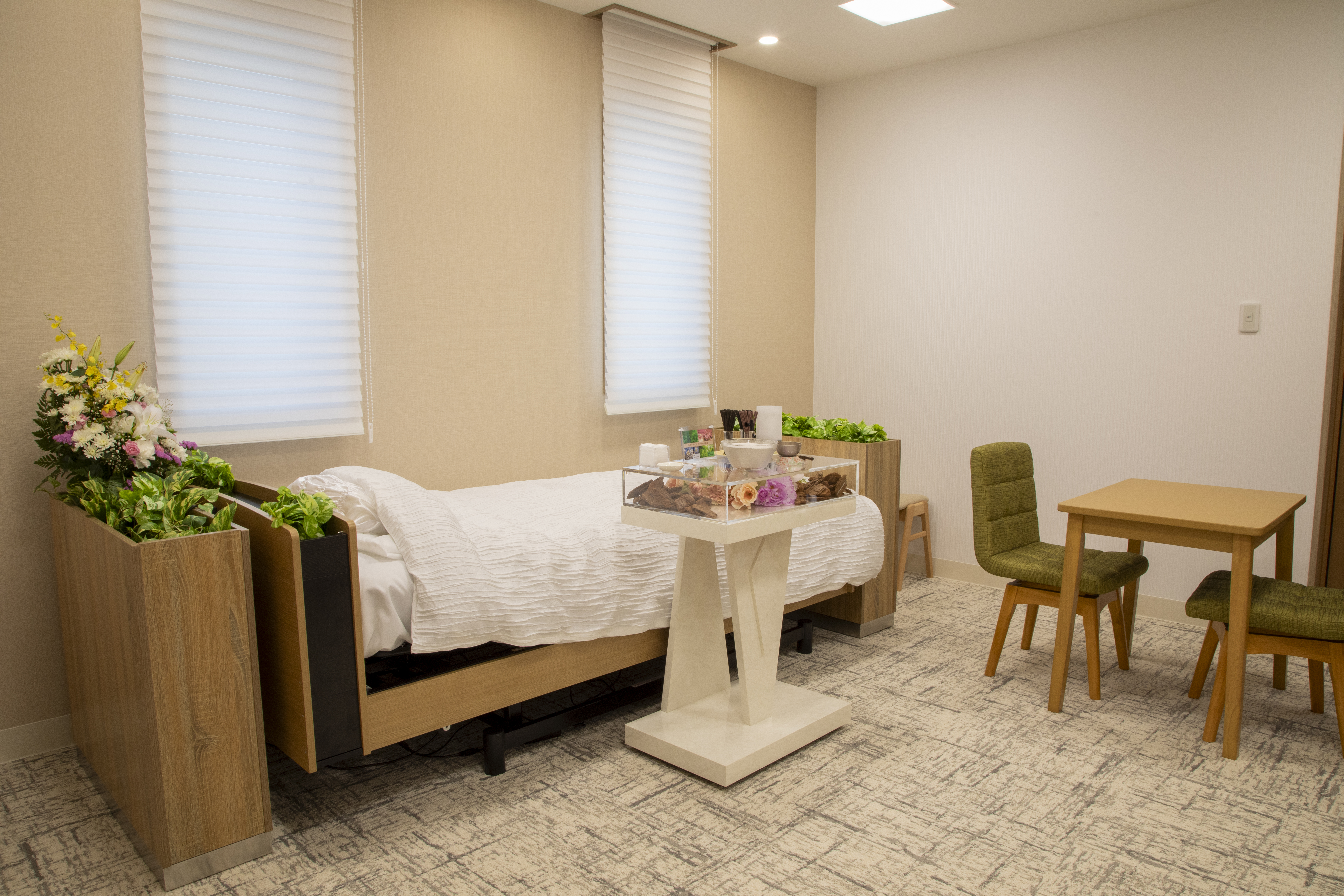 いつでも面会できる個室のご安置室