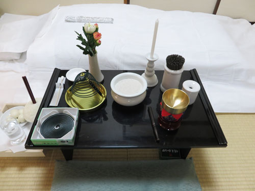 仏式のご遺体安置